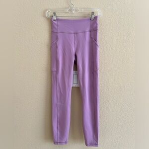 LULULEMON align dusty mauve leggings, size 4